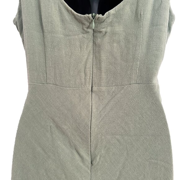 Blue Rain Twist Front MIDI Dress Size Large - Picture 11 of 11